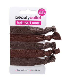 Beauty Outlet Hair Ties Brown