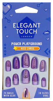 Elegant Touch Power Playground Nails Kiss Chase