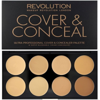 Revolution Cover and Conceal Palette Light - Medium