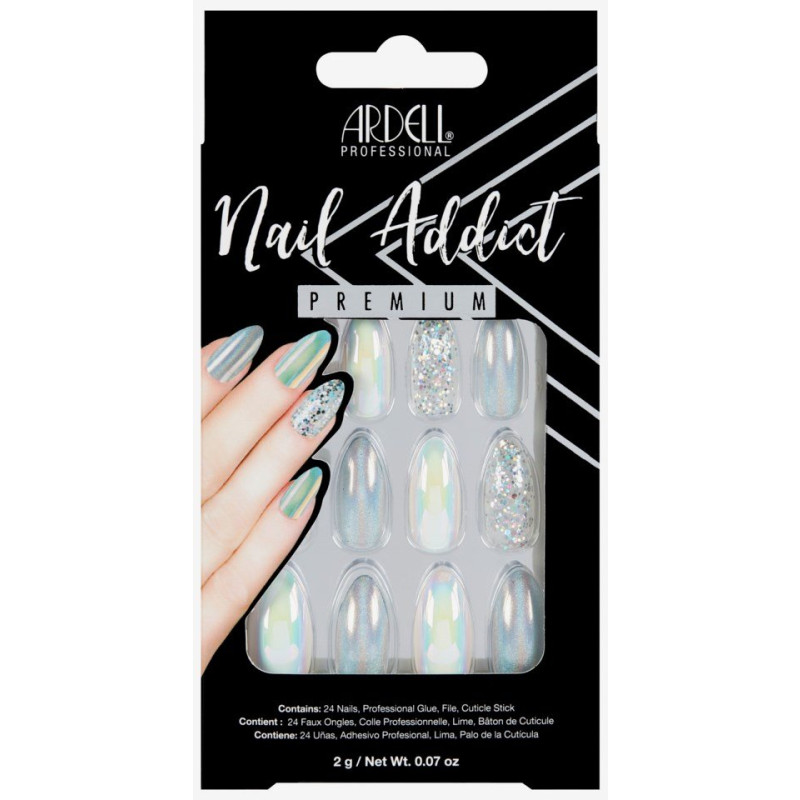 Ardell Nail Addict Premium Nails Holographic Glitter