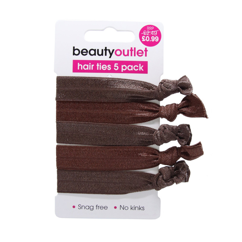 Beauty Outlet Hair Ties Brown