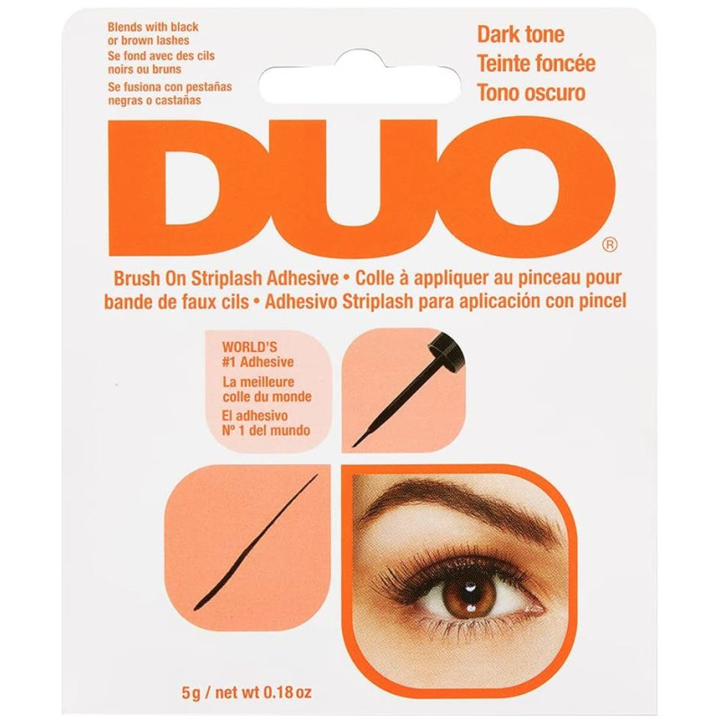 DUO Brush On Striplash Adhesive Dark Tone 5g