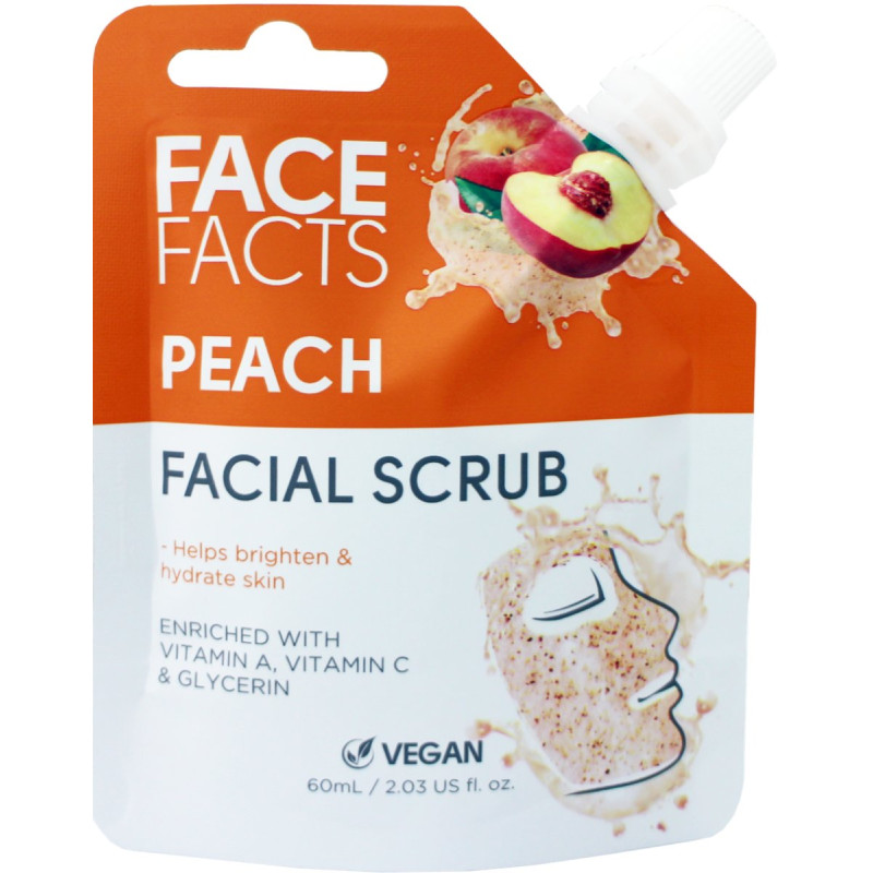 Face Facts Facial Scrub Peach