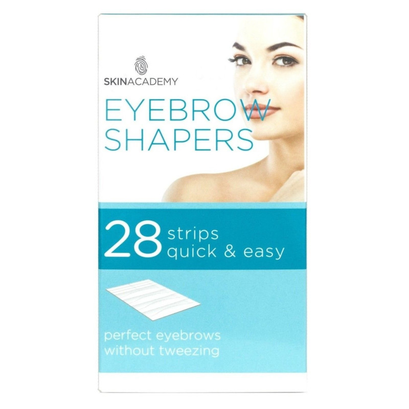Skin Academy Smooth Eyebrow Shapers 28 Wax Strips