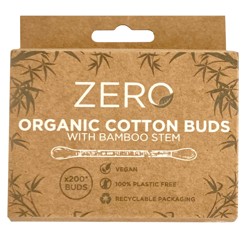 Skin Academy Zero 200 Organic Cotton Buds